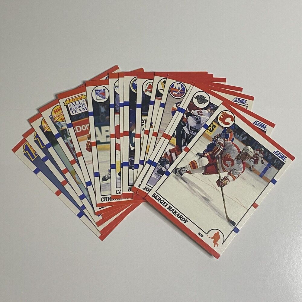 1990 Score Hockey Card Lot - 15 Cards Vintage NHL